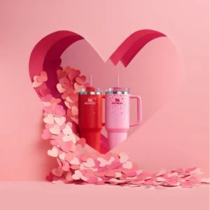 Stanley 40 oz Stainless Steel H2.0 Flowstate Quencher Tumbler – Valentine’s Day