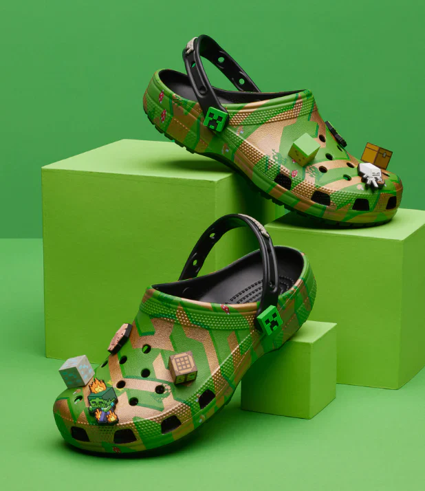 Crocs Minecraft Clog Green Boys Kids