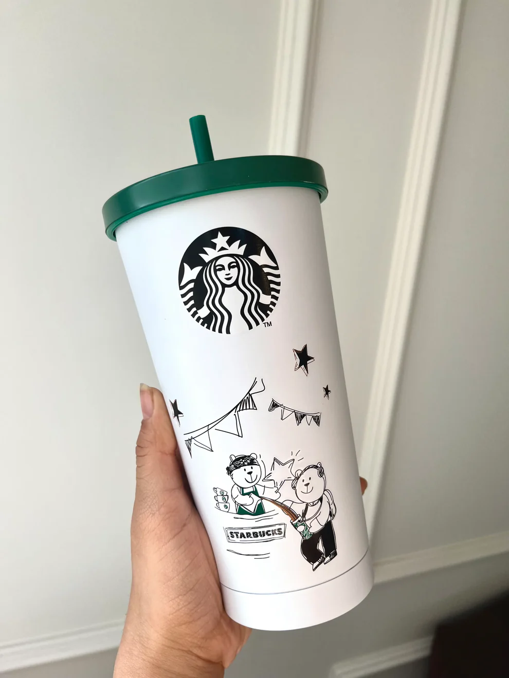 Starbucks Celebration Steel Sipper With Straw - Image 4
