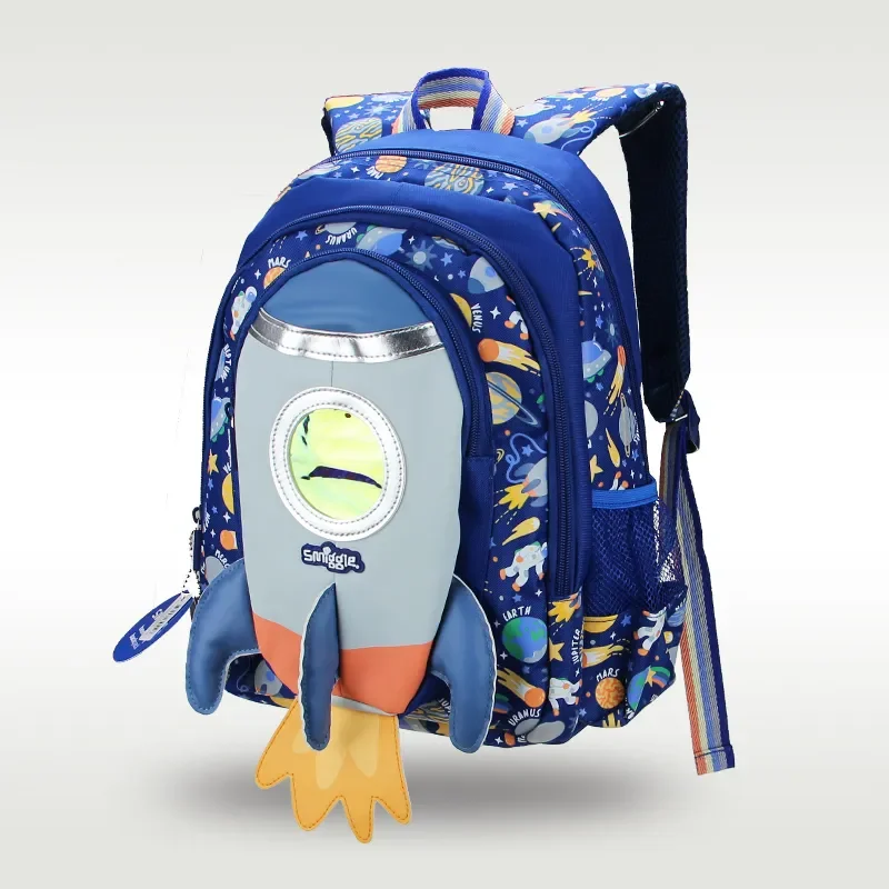 Smiggle School Bag : Rocket Colorful & Stylish 14 Inch Backpack for Kids - Image 5
