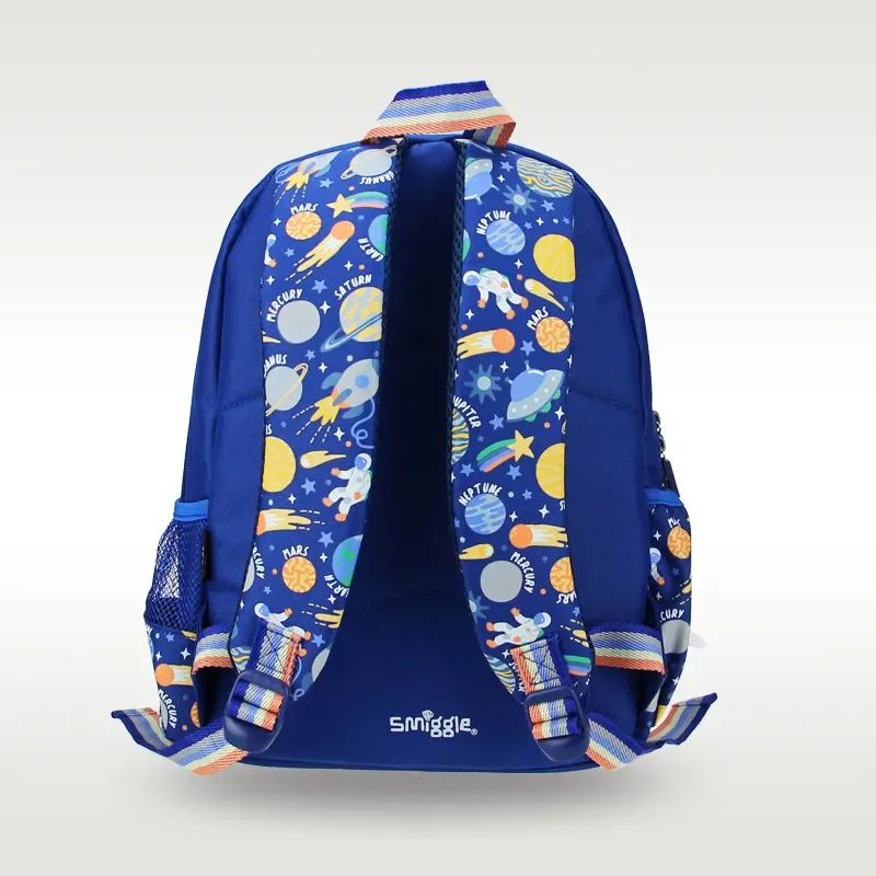 Smiggle School Bag : Rocket Colorful & Stylish 14 Inch Backpack for Kids - Image 4