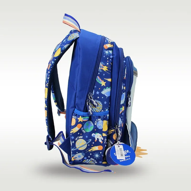 Smiggle School Bag : Rocket Colorful & Stylish 14 Inch Backpack for Kids - Image 3
