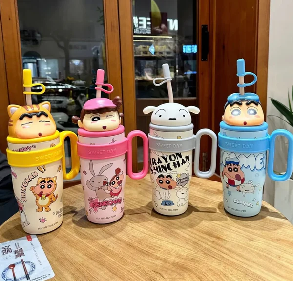 Limited Edition Shinchan Cartoon Insulated Sipper/Tumbler - 800 ml - Image 22