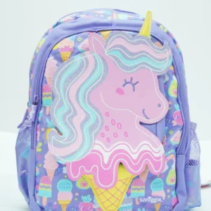 Original Smiggles 14 Inch Unicorn School Bag for Nursery till Grade KG Girls With Surprise Gift