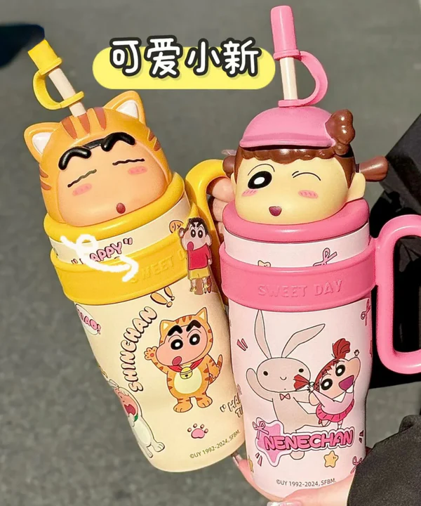 Limited Edition Shinchan Cartoon Insulated Sipper/Tumbler - 800 ml - Image 20