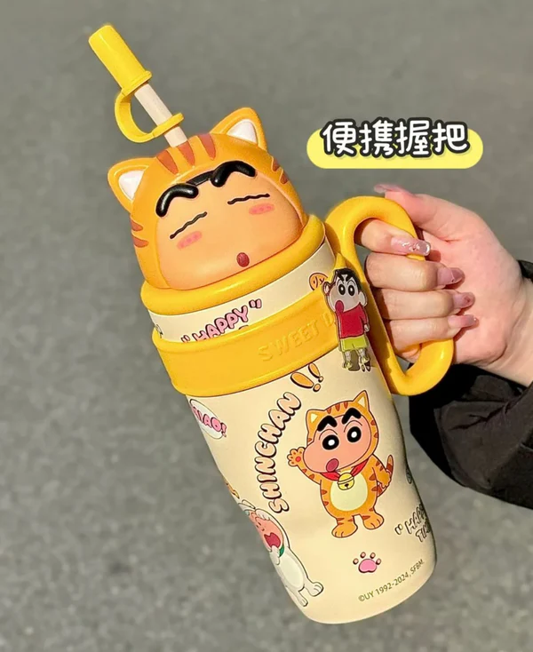 Limited Edition Shinchan Cartoon Insulated Sipper/Tumbler - 800 ml - Image 18