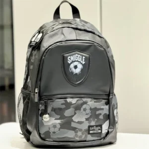 Smiggle - 16 inch Premium black football Backpack