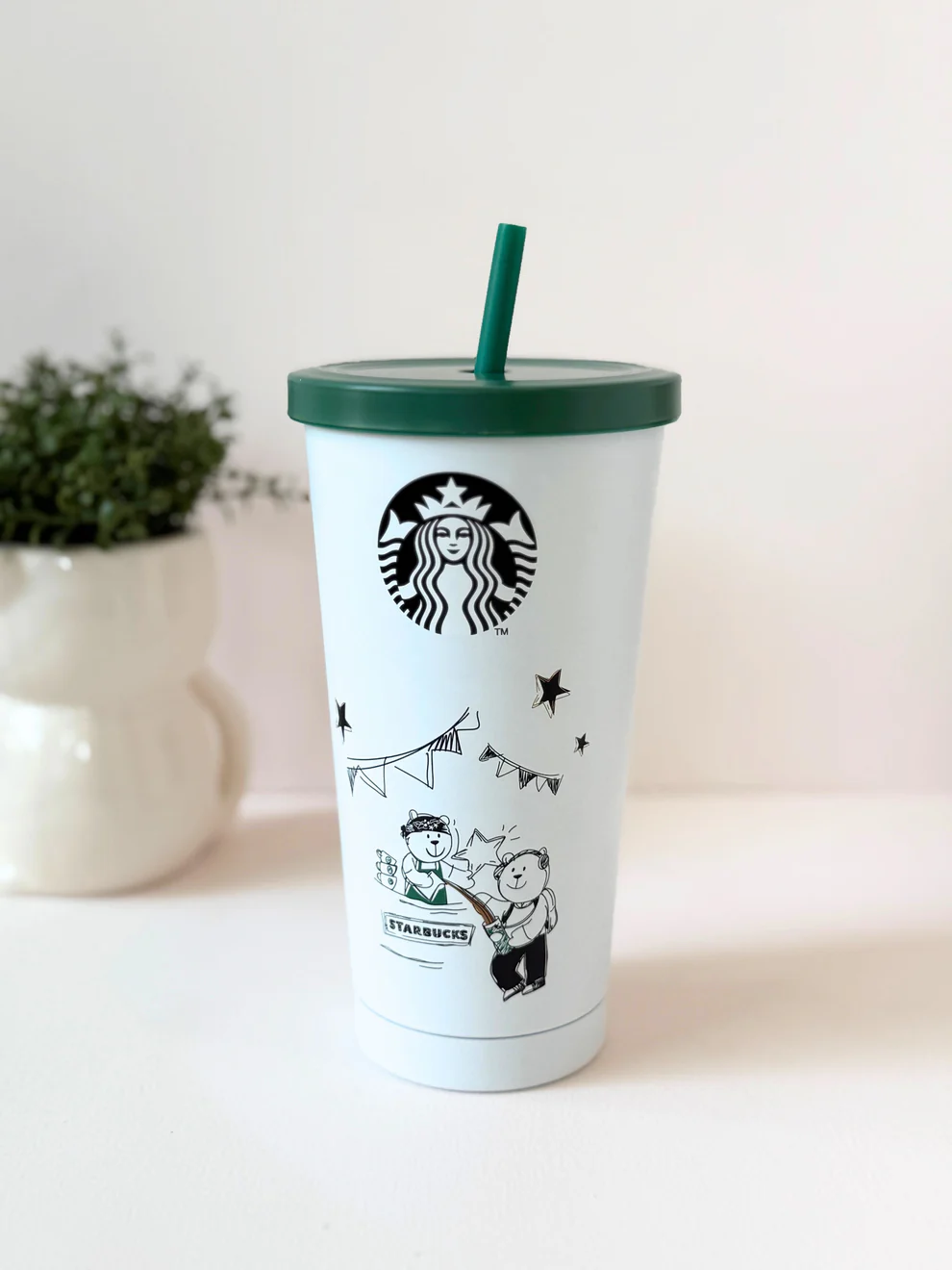Starbucks Celebration Steel Sipper With Straw - Image 3