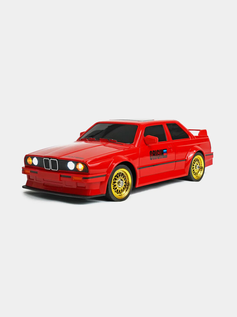 1:16 Scale 4WD Whoosh BMW E30 RC Drift Car – 30KM/H Proportional Control with LED Lights & Spare Tires - Image 9