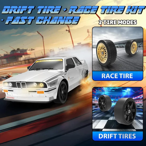 Whoosh metal RC car ( BMW E30 RTR ) |1 : 16 | Gyro | 4WD | Drift | 50km/H - Image 6