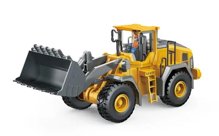 Yigong BC1057 Wheel Loader RC – 1/20 Scale 9-Channel with Metal Shovel (2.4GHz) - Image 7