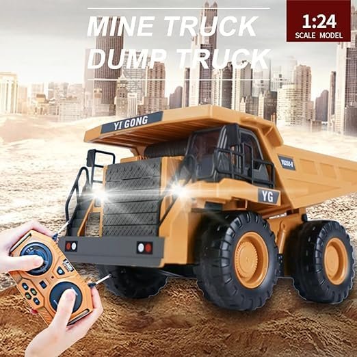 Yigong BC1047 – 1/20 Scale RC Hydraulic Dump Truck (2.4GHz, 10CH, Die-Cast Metal) - Image 5