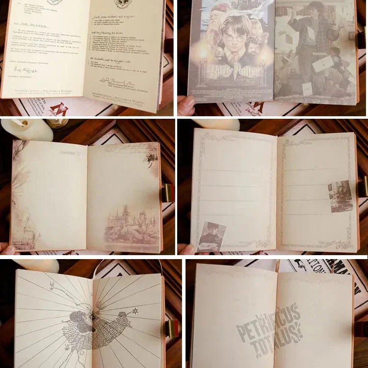 Harry Potter - Retro A5 Lock Diary - Image 2