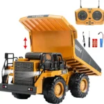 Yigong BC1047 – 1/20 Scale RC Hydraulic Dump Truck (2.4GHz, 10CH, Die-Cast Metal)