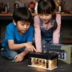 1/64 Scale Diecast Display Case for Hot Wheel Storage with voice control