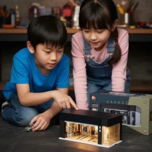 1/64 Scale Diecast Display Case for Hot Wheel Storage with voice control