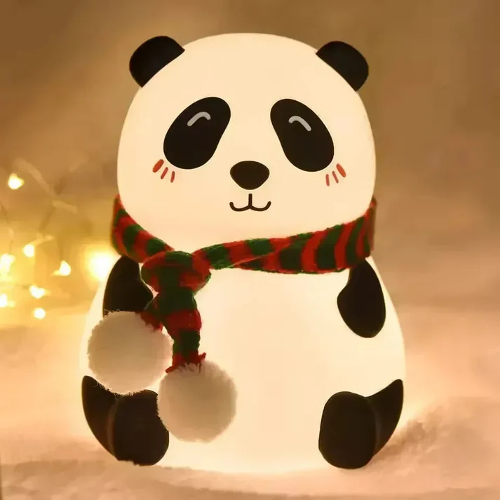 Scarf Panda Glow Silicon Lamp