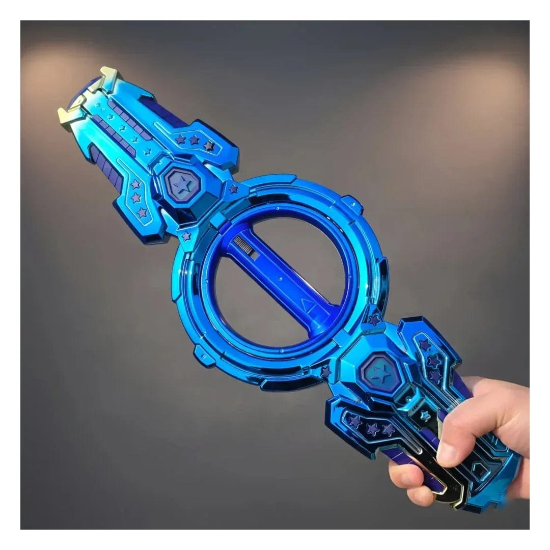 Fire Spiral Sword Double-Edged Rotating LED Lightsaber Toy with Colorful Lights (Assorted Colours) - Image 8