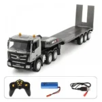 HUINA 1318 RC Tractor Truck 1:18 Scale | 9CH Flatbed Trailer Hobby Model