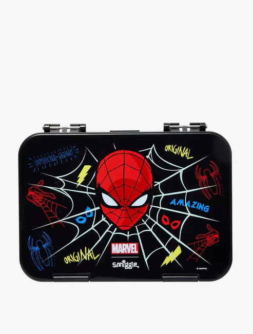 Smiggle Spider-Man Happy Medium Bento 758 ML Lunchbox | Leakproof