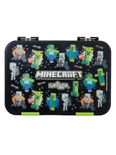 Smiggle Minecraft Happy Medium Bento 758 ML Lunchbox | Leakproof