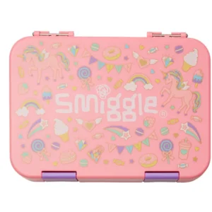 Smiggle unicorn art Happy Medium Bento 758 ML Lunchbox | Leakproof