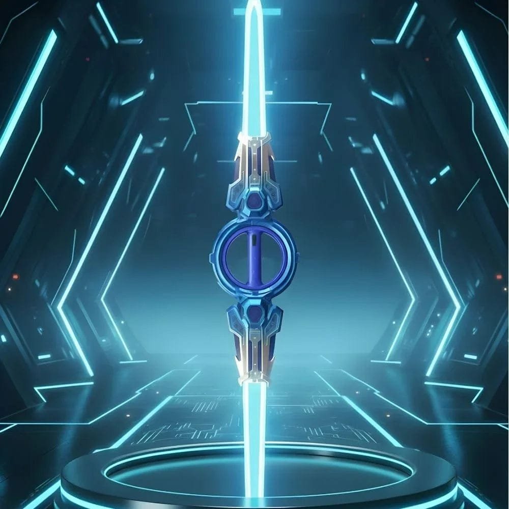 Fire Spiral Sword Double-Edged Rotating LED Lightsaber Toy with Colorful Lights (Assorted Colours) - Image 9