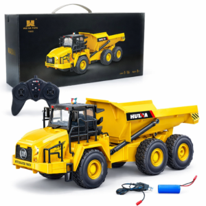 Huina 1553 RC Dump Truck 1/16 Scale 11CH Construction Vehicle with Sound & Lights India