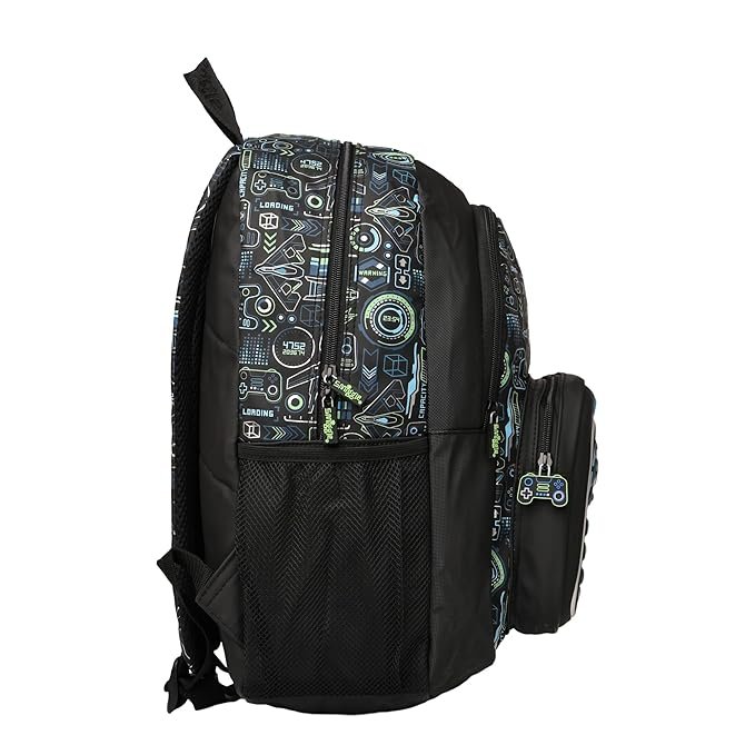 Smiggle Classic Gaming Kids Backpack | Gamer Theme School Bag for Boys & Girls - Image 4