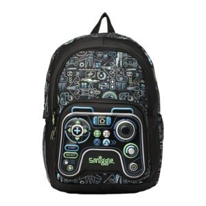 Smiggle Classic Gaming Kids Backpack | Gamer Theme School Bag for Boys & Girls