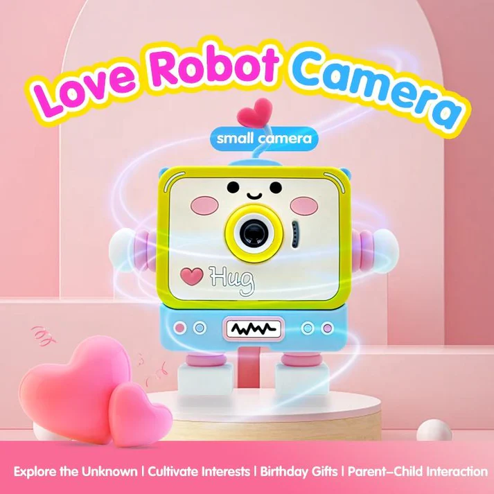 Robot Camera Kids – Cute Digital Toy Camera for Children - Image 2