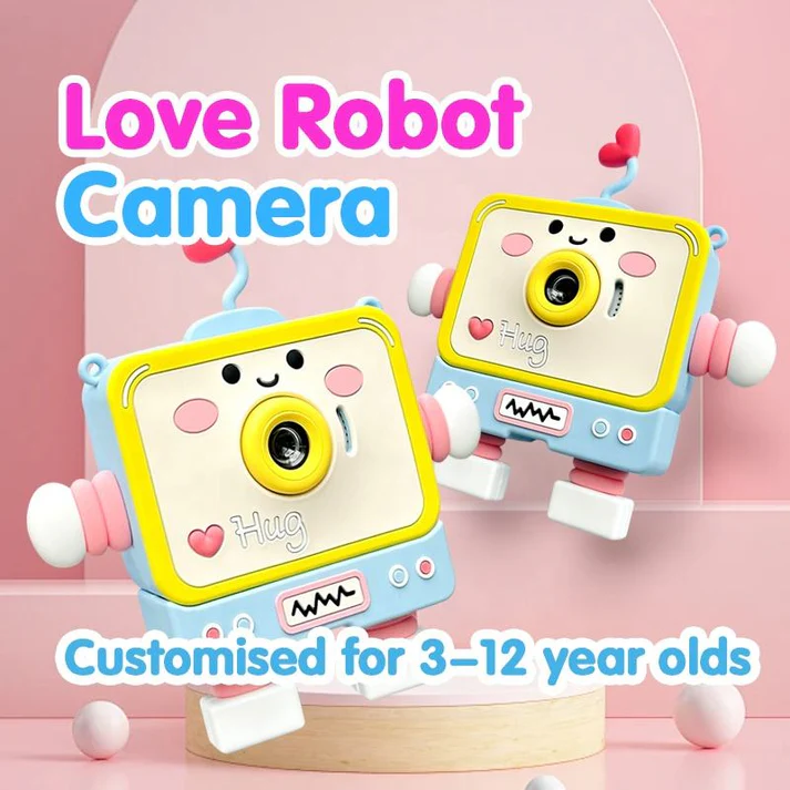 Robot Camera Kids – Cute Digital Toy Camera for Children - Image 3