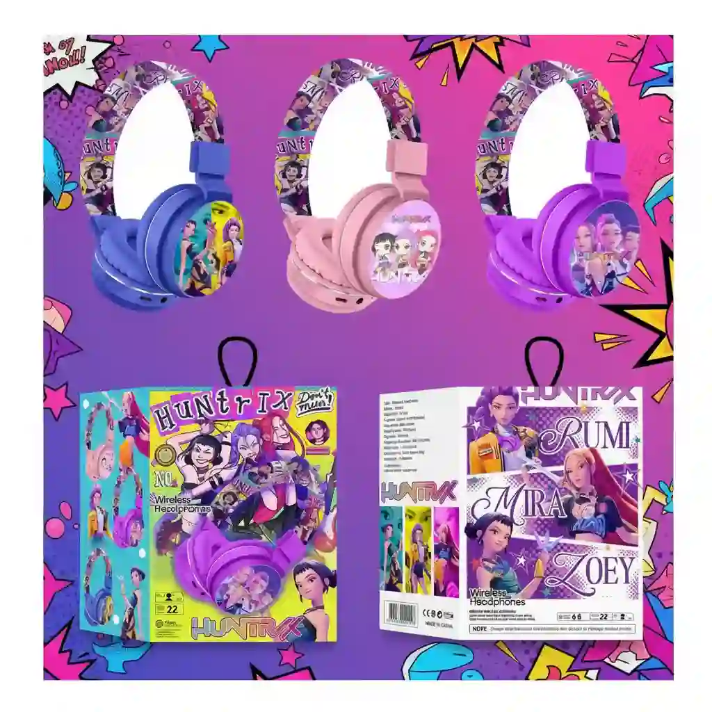 Huntrix Wireless Kids Headphones