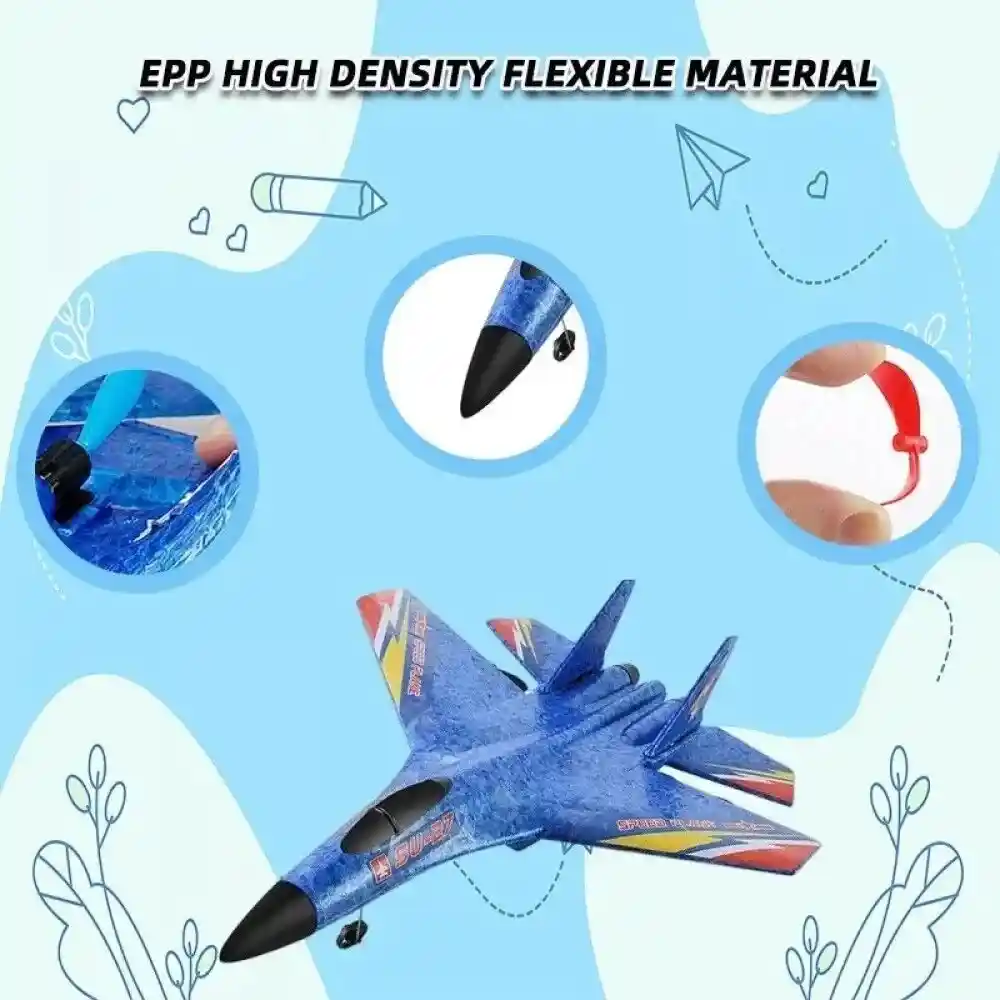 SU-27 RC Plane 2.4G Remote Control EPP Fixed Wing Airplane RC Glider Aircraft Fighter Plane Children Toys Gifts - Image 3