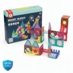 [46 Piece] Magnetic Tiles | 3D Blocks [3+ years]