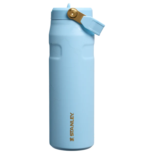 Stanley Stanley The Messi x Stanley IceFlow Flip Straw 2.0 Bottle | 24 OZ Messi Striker Blue