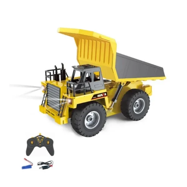 HUINA 1534 RC Dump Truck 1:18 Scale | Heavy Duty Construction Tipper - Image 13