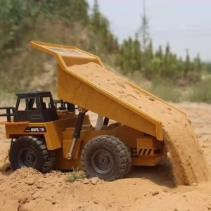 HUINA 1534 RC Dump Truck 1:18 Scale | Heavy Duty Construction Tipper - Image 12