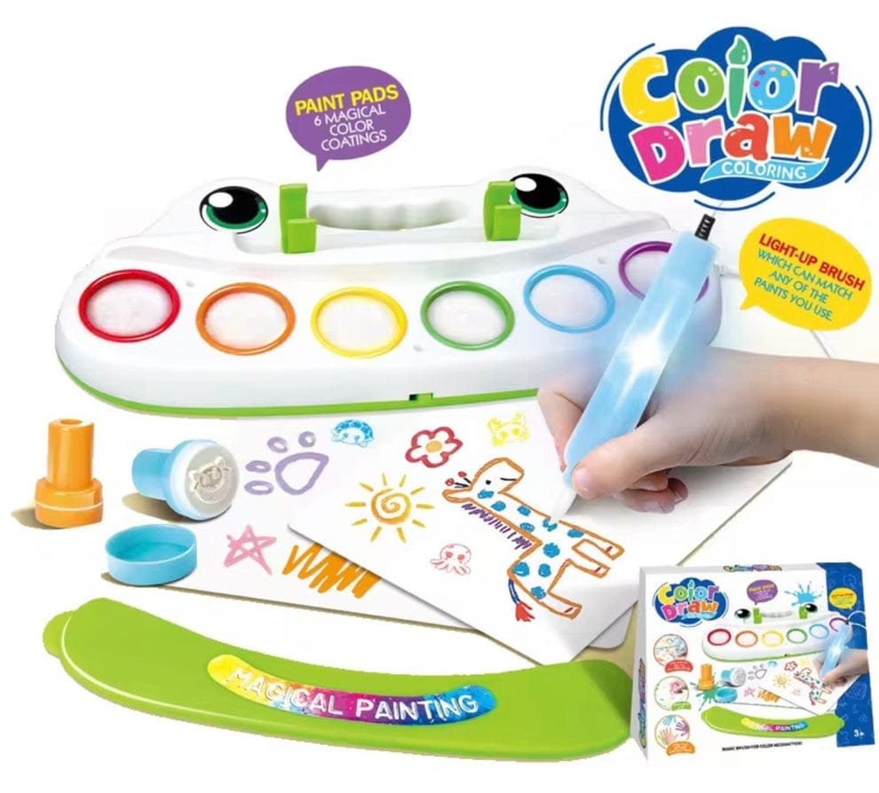 Crayola Color Wonder Magic Light Brush - Mess-Free Light-Up Paint Set for Kids