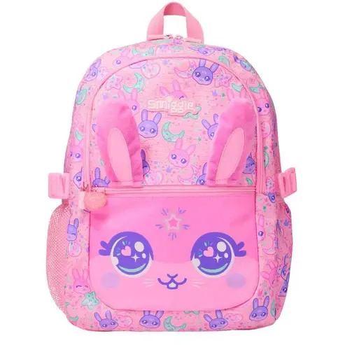 Smiggle 16-inch Premium Pink 3D Bunny Backpack - Image 3
