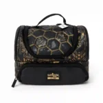 Football Tech Double Decker Insulated Lunch Bag – Black & Gold