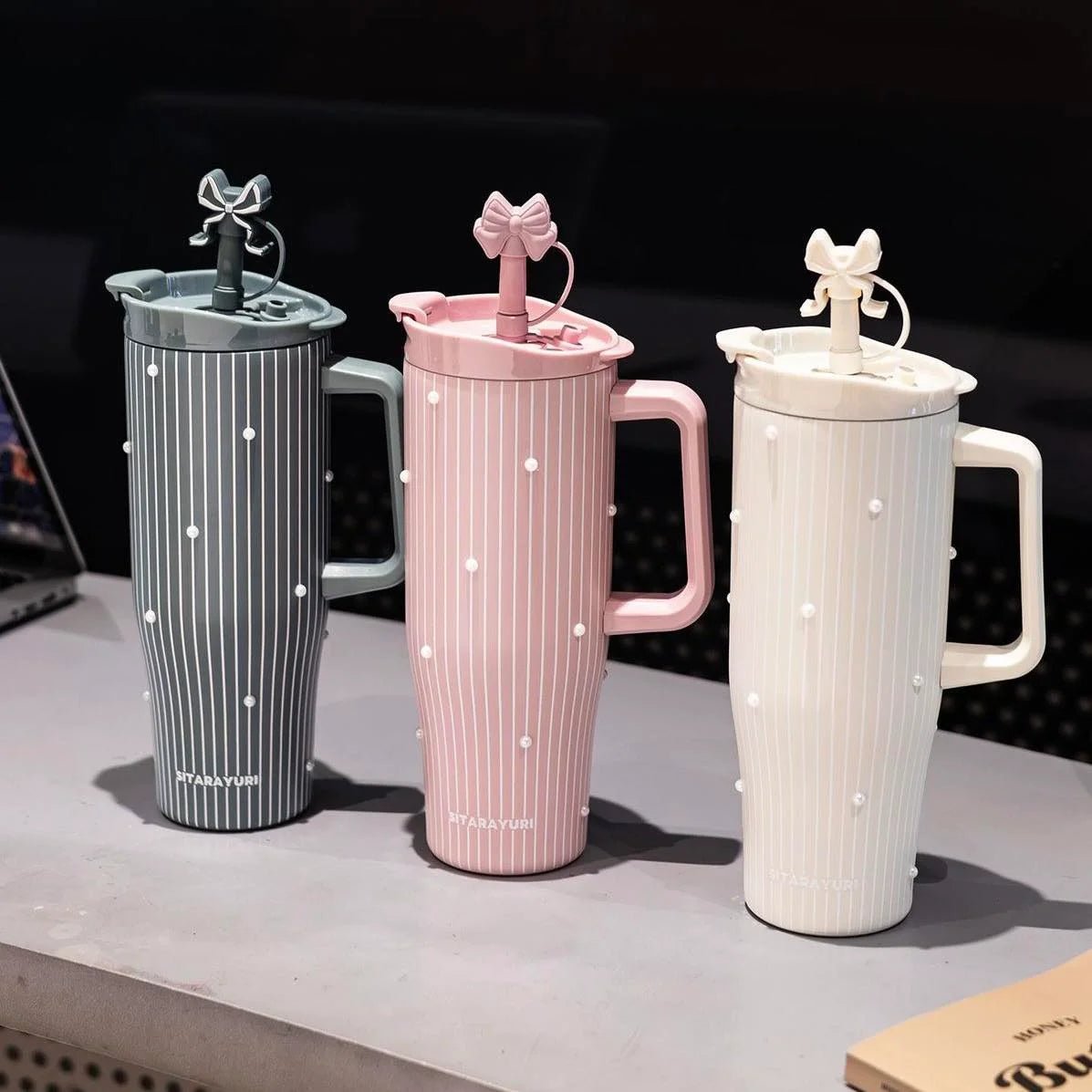 Sitarayuri Pearled Insulated Tumbler