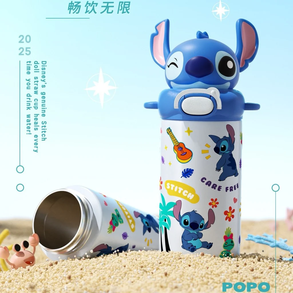 Stitch 3D Head Insulated Bottel 480ml - Image 2