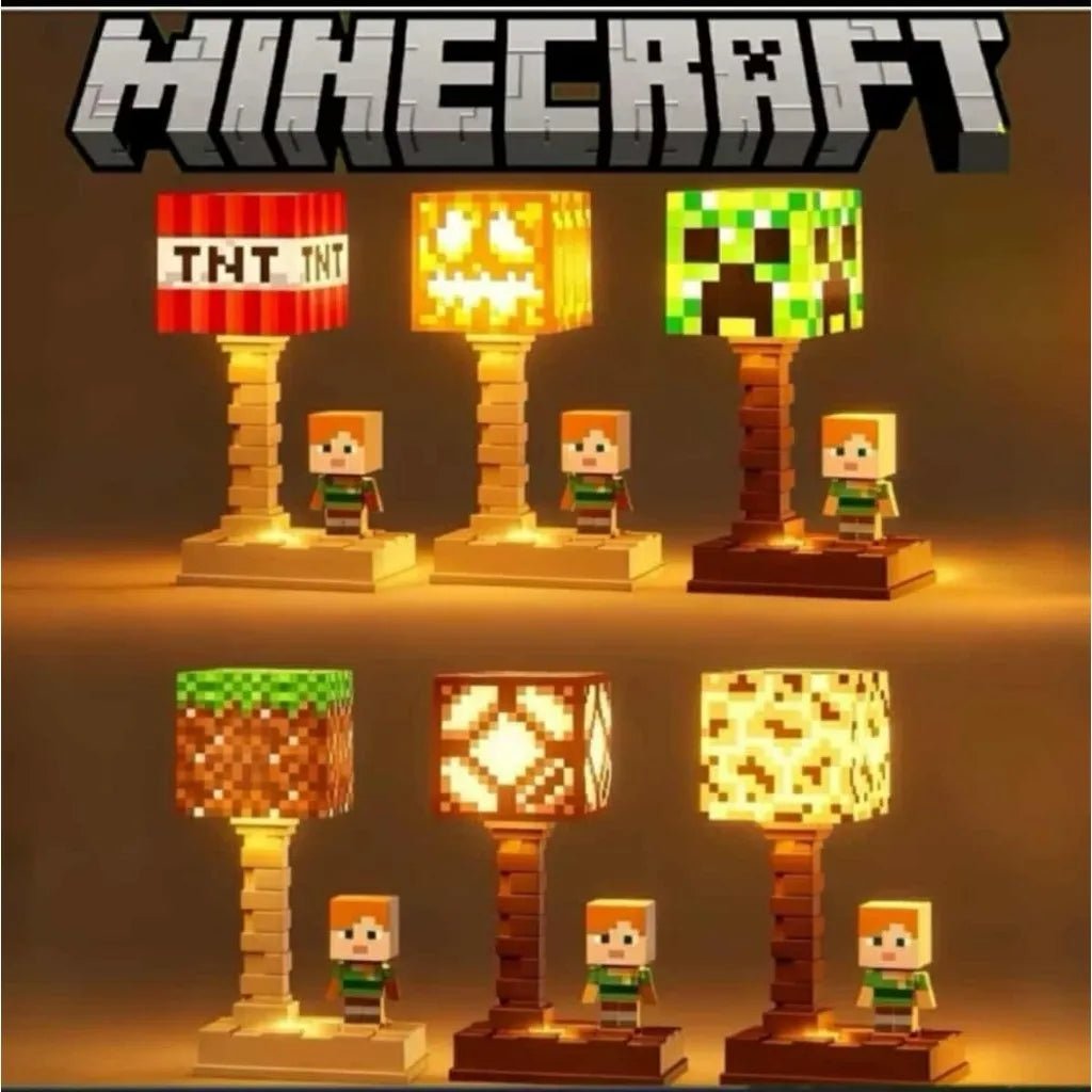 Minecraft Table Lamp - 1pcs